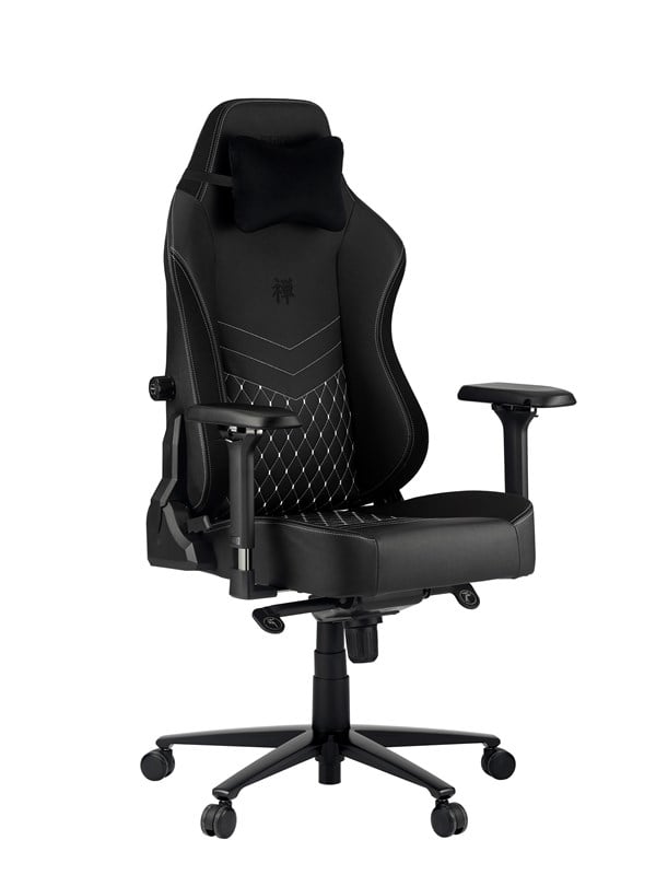ZEN GAMING CHAIRS ZEN SAGA GAMING CHAIR fabric Gamer Stol - Sort -