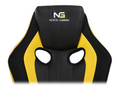 Nordic Gaming Challenger Gamer Stol Yellow Black