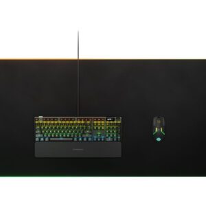 SteelSeries QcK Prism Cloth 3XL Oplyst tastatur og musepude