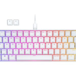 CORSAIR Gaming K65 RGB MINI 60% Tastatur Mekanisk RGB Kabling Nordisk (dansk/finsk/norsk/svensk)