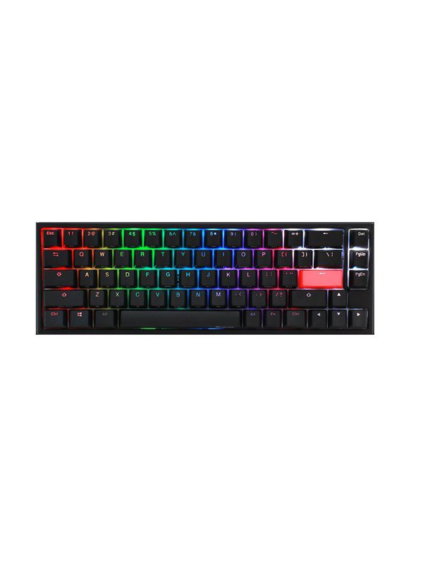 Ducky One 2 SF RGB - Cherry MX Silent Red - Gaming Tastatur - Uden Numpad - Nordisk - Sort