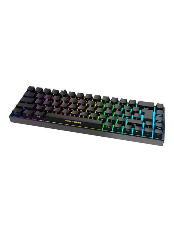 DELTACO GAMING DK440R - Tastatur - Schweizisk - Sort