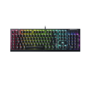 Razer BLACKWIDOW V4 X - GREEN SWITCH - Gaming Tastatur - Nordisk - Sort