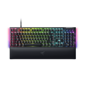 Razer BLACKWIDOW V4 - GREEN SWITCH - Gaming Tastatur - Nordisk - Sort