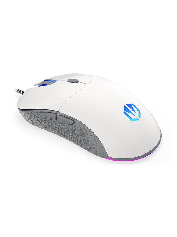 ENDORFY GEM Plus - White - Gaming Mus - Optisk - 6 knapper - Hvid