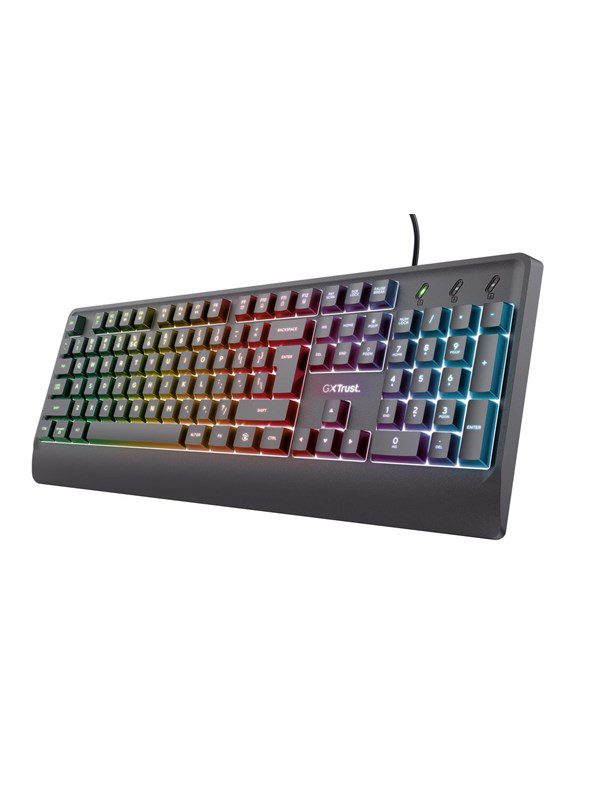 Trust BASICS LED - Gaming Tastatur - Nordisk - Sort
